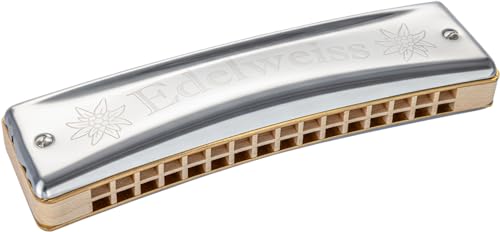 HOHNER Harmonica Edelweiss 32, C - Les Beatles, Paul McCartney, John Lennon, RIngo Starr, George Harrison HOHNER Harmonica Edelweiss 32, C
