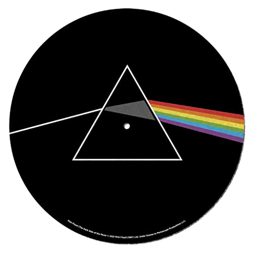 Pyramid International Pink Floyd Tapis pour tourne-disque pour mixage, grattage DJ et écoute à domicile (motif côté lunaire) – Produit officiel - Les Beatles, Paul McCartney, John Lennon, RIngo Starr, George Harrison Pyramid International Pink Floyd Tapis pour tourne-disque pour mixage, grattage DJ et écoute à domicile (motif côté lunaire) – Produit officiel