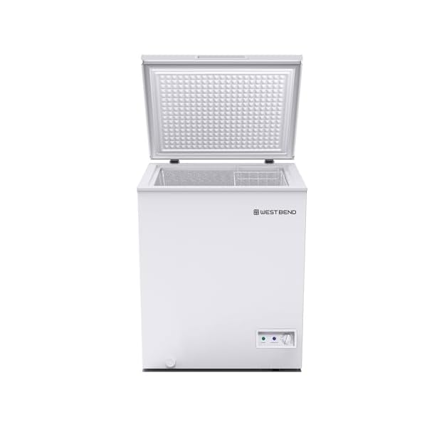   West-Bend-WB0500CFMW-Chest-Freezer-5-CuFt-White