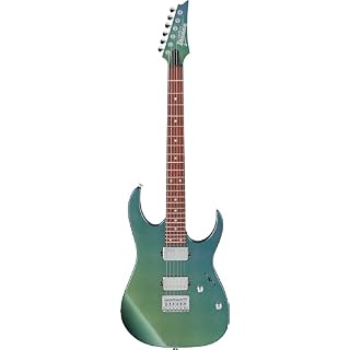 IBANEZ GRG 6-Str Caméléon jaune vert - Les Beatles, Paul McCartney, John Lennon, RIngo Starr, George Harrison