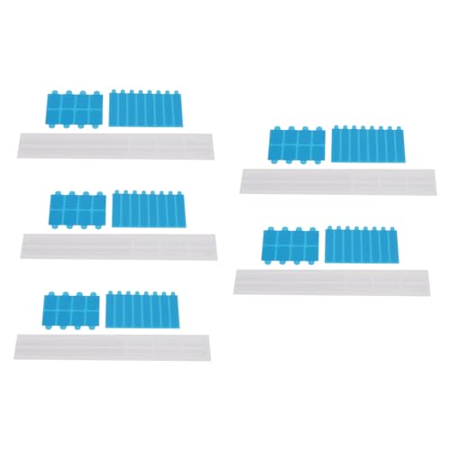 5 Stück Sichtschutz Klebestreifen und Schiebehalterungs Halterungen, Abnehmbare Klebestreifen für Sichtschutz Ersatz Set mit Halterungslaschen für Computer, Monitore und Laptops – Bild 8