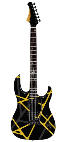WestCreek Guitars JX-50 Guitare Électrique, Solid Body Electric Guitar, Frettes à Bouts Arrondis, Sillet En Os, Touche en Palissandre, Corps En Acajou, 24 frettes (Jaune) - Les Beatles, Paul McCartney, John Lennon, RIngo Starr, George Harrison WestCreek Guitars JX-50 Guitare Électrique, Solid Body Electric Guitar, Frettes à Bouts Arrondis, Sillet En Os, Touche en Palissandre, Corps En Acajou, 24 frettes (Jaune)