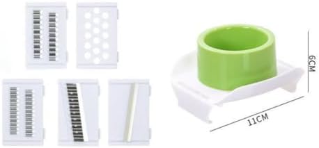 Multi-Function Mandoline Slicer with Protective Hand Guard