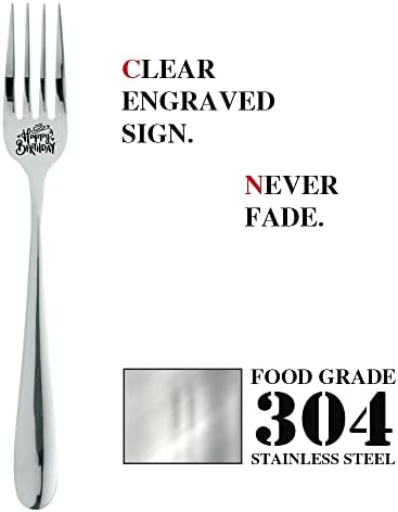 Funny Engraved Stainless Steel Dinner Fork with Gift Box