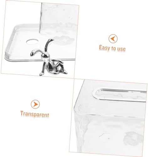 Stylish Clear Plastic Napkin Dispenser Box