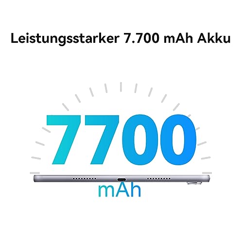HUAWEI MatePad 11,5 Zoll Tablet, 2K FullView Display, WiFi 6, 6GB+128GB, 7700 mAh Akku, 6,85 mm dünnes Unibody-Metallgehäuse, grau – Bild 5