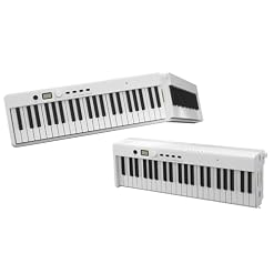 Débutants Clavier Électronique Piano Électronique Pliable Portable Clavier MIDI Épais À 88 Touches Piano Pliable Panneau De Commande Multifonction À 88 Touches(White) - Les Beatles, Paul McCartney, John Lennon, RIngo Starr, George Harrison