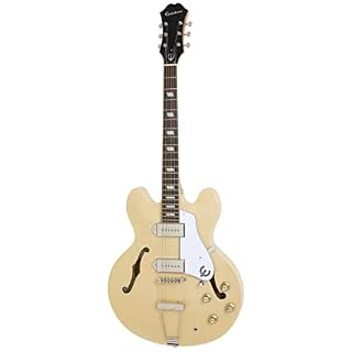 Epiphone Casino Guitare électrique Natural - Les Beatles, Paul McCartney, John Lennon, RIngo Starr, George Harrison