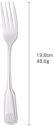 BUYUSE 78 Inch Dinner Fork Set 12 Piece Stainless Steel