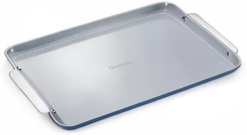 Caraway Non-Stick Ceramic Baking Sheet - Naturally Slick Ceramic Coating - Non-Toxic, PTFE & PFOA Free - Perfect for Baking, Roasting, and More - Large (18" x 13") - Perracotta
