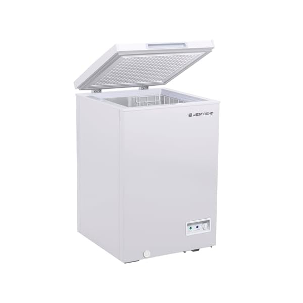   West-Bend-WB0500CFMW-Chest-Freezer-5-CuFt-White