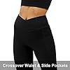 Womens-Flare-Yoga-Pants-with-Pockets-V-Crossover-High-Waisted-Bootcut-Yoga-Leggings-Flare-Workout-Gym-Leggings Women's Flare Yoga Pants with Pockets-V Crossover High Waisted Bootcut Yoga Leggings-Flare Workout Gym Leggings