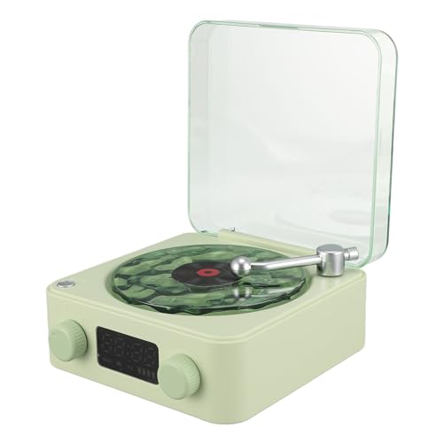 Sxhlseller Waves Haut-Parleur Bluetooth Style Tourne-Disque Vintage, Lecteur Waves avec Veilleuse et Affichage de L’heure, Lecteur CD Stéréo Portable pour Chambre à Coucher, Bureau, Fête - Les Beatles, Paul McCartney, John Lennon, RIngo Starr, George Harrison Sxhlseller Waves Haut-Parleur Bluetooth Style Tourne-Disque Vintage, Lecteur Waves avec Veilleuse et Affichage de L'heure, Lecteur CD Stéréo Portable pour Chambre à Coucher, Bureau, Fête