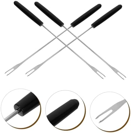 PRETYZOOM Stainless Steel Fondue Forks Set of 4