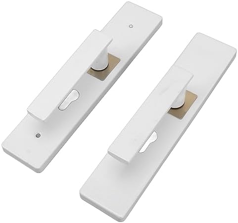 Fafeicy Bathroom Lever Lock Set Durable Stylish Door Handles for Home Commercial Use