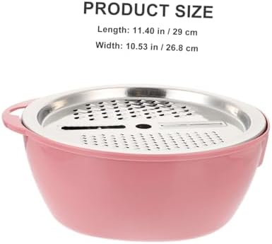 1 Set Stainless Steel Rice Washing Tool with Filter and Grater