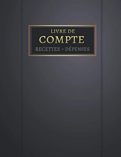 livre de compte: Cahier recettes dépenses | Carnet de tenue de comptes | Registre de comptabilite | Bilan Micro entrepreneurs | Recette depense auto ... Comptables françaises | Facile, Sample A
