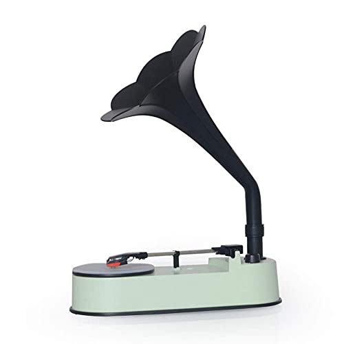 Gramophone, Tourne-Disque rétro avec Haut-Parleur à klaxon pour enregistrements 33/45 TR/Min, Mini Gramophone prenant en Charge la Lecture Bluetooth (Vert) - Les Beatles, Paul McCartney, John Lennon, RIngo Starr, George Harrison Gramophone, Tourne-Disque rétro avec Haut-Parleur à klaxon pour enregistrements 33/45 TR/Min, Mini Gramophone prenant en Charge la Lecture Bluetooth (Vert)