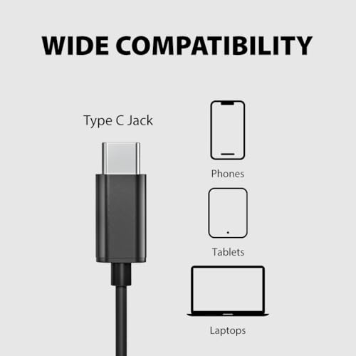 Avantalk Hush C30 – Kabel USB-C-Ohrhörer mit Geräuschunterdrückung und Hybrid-ANC und kein Aufladen erforderlich, kompatibel mit iPhone 15, Google und Anderen Typ-C-Smartphones – Bild 8