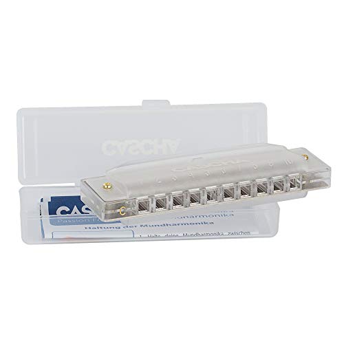 CASCHA Fun Blues Harmonica diatonique à 10 trous pour enfants et adultes Design semi-transparent de qualité supérieure et longue durée de vie Transparent - Les Beatles, Paul McCartney, John Lennon, RIngo Starr, George Harrison CASCHA Fun Blues Harmonica diatonique à 10 trous pour enfants et adultes Design semi-transparent de qualité supérieure et longue durée de vie Transparent