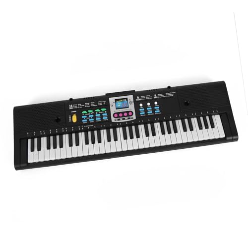 Clavier Électronique De Musique Numérique À 61 Touches Piano Électrique Multifonctionnel Avec Fonction Microphone Instrument De Musique - Les Beatles, Paul McCartney, John Lennon, RIngo Starr, George Harrison Clavier Électronique De Musique Numérique À 61 Touches Piano Électrique Multifonctionnel Avec Fonction Microphone Instrument De Musique
