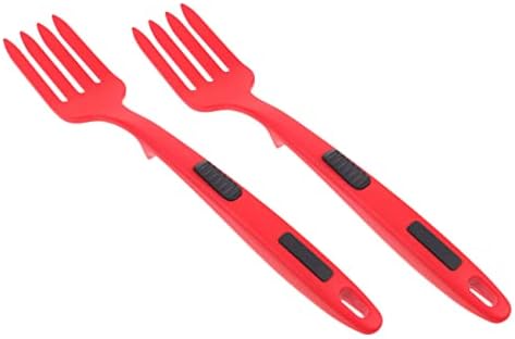 FUNOMOCYA Silicone Salad Forks 2 Pack for Daily Use
