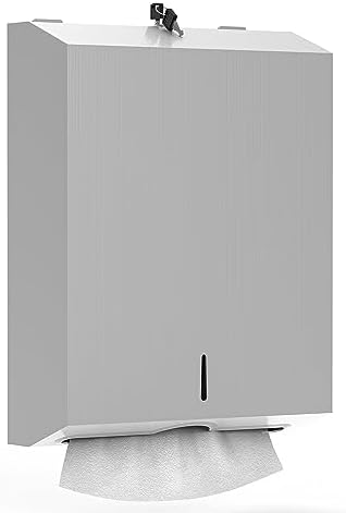 TOBEFORT Commercial Wall Mount Paper Towel Dispenser Large Capacity Rust-Proof