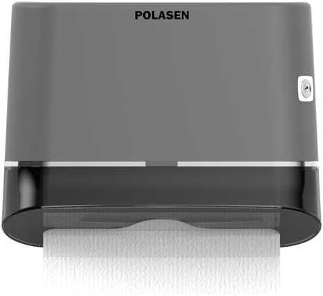 Compact Wall-Mount Dispenser for Z-Fold Paper Towels