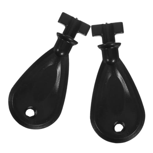 KICHOUSE 6 Pcs Tissue Box Key Replacement Black