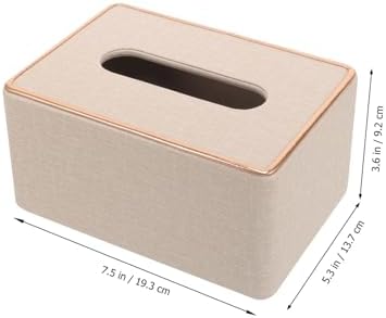Elegant Leather Tissue Holder