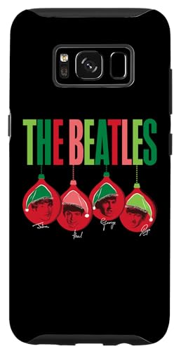 Coque pour Galaxy S8 The Beatles – Décorations de Père Noël avec membres du groupe - Les Beatles, Paul McCartney, John Lennon, RIngo Starr, George Harrison Coque pour Galaxy S8 The Beatles – Décorations de Père Noël avec membres du groupe