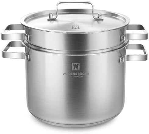 Versatile stainless steel steamer pot