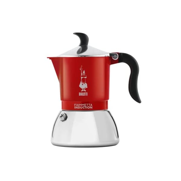   Bialetti-Fiammetta-Moka-Pot--4-Cup-Espresso-Maker--Red-Italian-Stovetop-Coffee-Maker--Compatible-with-Induction-Hobs