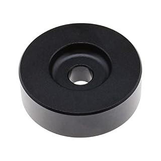 YINETTECH 45 RPM Adaptateur pour Disque Platines Vinyle 7 Pouces Adaptateur Dôme de Remplacement Platines Accessoires en Aluminium, Noir - Les Beatles, Paul McCartney, John Lennon, RIngo Starr, George Harrison