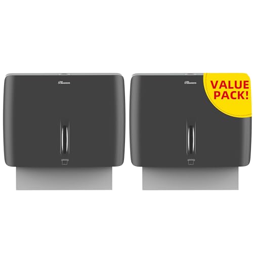 Bathroom Dispenser Waterproof Easy Install Durable Plastic 2-Pack