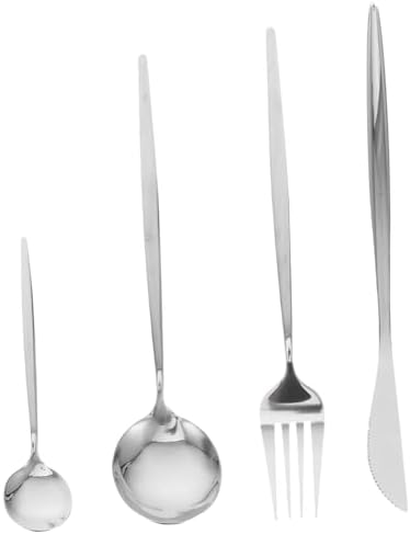 PRETYZOOM Stainless Steel Dinner Fork Set for Family and Parties