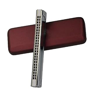 Tremolo Harmonica Professionnel 24 Trous, Instruments De Musique À Vent Pour Adultes Ensemble Harmonica (Color : B) - Les Beatles, Paul McCartney, John Lennon, RIngo Starr, George Harrison
