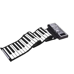 Clavier De Piano Enroulable 61 Touches En Silicone Souple Portable Avec Haut-parleur Intégré Écran LCD Enregistrement Pour Débutants Adultes - Les Beatles, Paul McCartney, John Lennon, RIngo Starr, George Harrison