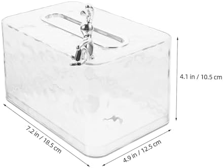 Stylish Clear Plastic Napkin Dispenser Box