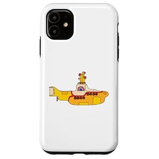 Coque pour iPhone 11 Les Beatles – Art sous-marin jaune - Les Beatles, Paul McCartney, John Lennon, RIngo Starr, George Harrison
