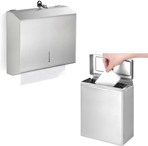 Premium Gorlary Wall-Mounted Dispenser for Papers Napkins Commercial Use