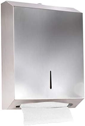 Durable stainless steel towel dispenser with lock high capacity for commercial use