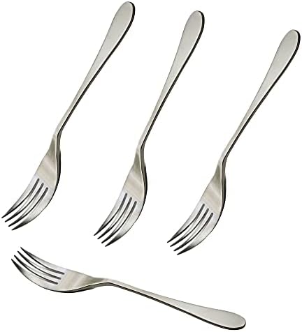 KNORK Lite 4 Piece Dinner Fork Set Matte Brushed Finish