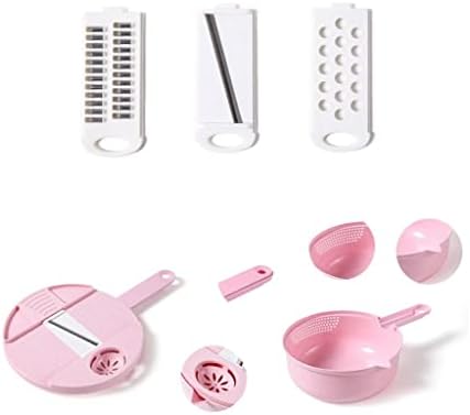 Grafken 9-in-1 Vegetable Slicer Set Pink