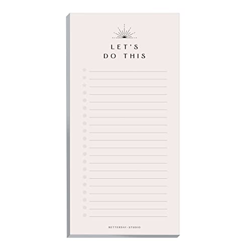 To Do List Pad: Daily To Do List Planner, | You To Do List, To-Do List Essentials & Day Planner Guide | Organise Tasks Efficiently using the List Tool, Things To Do Notepad (Very Pale Pink/Peach)