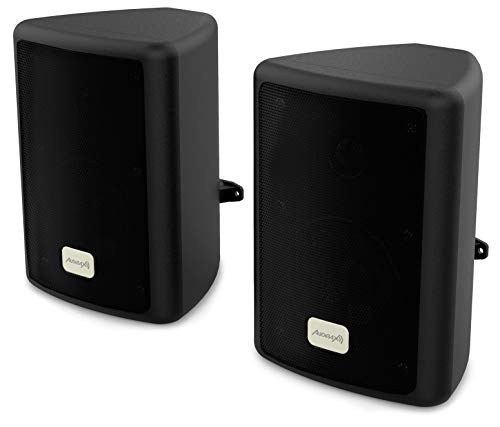 Audibax Pícolo PR-41 – Enceintes Hi-FI Passives d’Étagère – Paire d’Enceintes Stéréo à 2 Voies – Haut-Parleur 75W – Support Mural Inclus – Haut-Parleurs de Graves 4″ – Son Surround - Les Beatles, Paul McCartney, John Lennon, RIngo Starr, George Harrison Audibax Pícolo PR-41 - Enceintes Hi-FI Passives d'Étagère - Paire d'Enceintes Stéréo à 2 Voies - Haut-Parleur 75W - Support Mural Inclus - Haut-Parleurs de Graves 4" - Son Surround