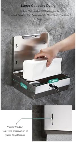 FETGKNBM2Commercial Stainless Steel Paper Towel Dispenser Wall Mount