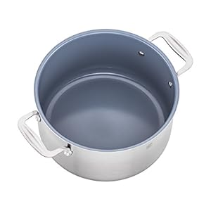Zwilling spirit ceramic nonstick dutch oven 6 qt stainless steel  urban country home decor