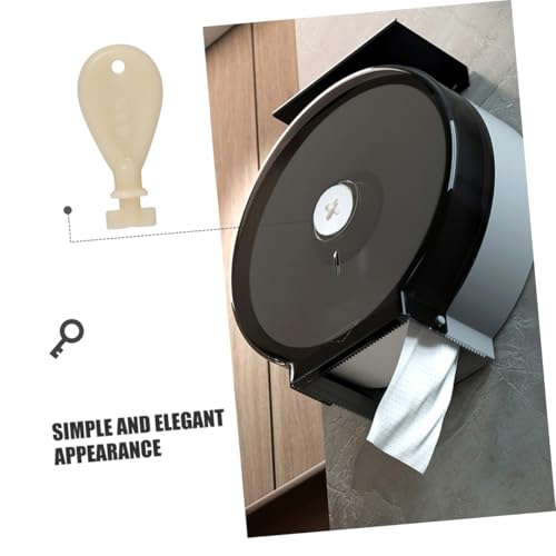 4pcs Paper Towel Dispenser Lock Replacement Key Ring for Tissue Box