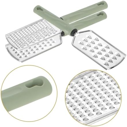 Stainless Steel 3-Piece Set Cheese Vegetable Grater Shredder for Kitchen Pro